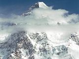 05 Sirdar Ali Naqi On Upper Baltoro Glacier With K2 Behind